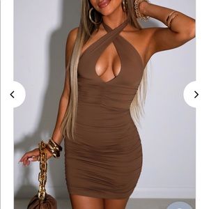 Babyboo Soraya Mini Dress - Chocolate